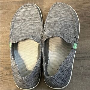 Sanuk Gray Loafers & Slip-Ons